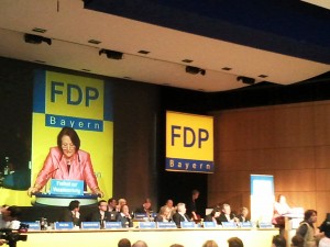 Sabine Leutheusser-Schnarrenberger bei Ihrer Rede